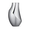 Georg Jensen FLORA Wazon Stalowy 23 cm / Srebrny Polerowany